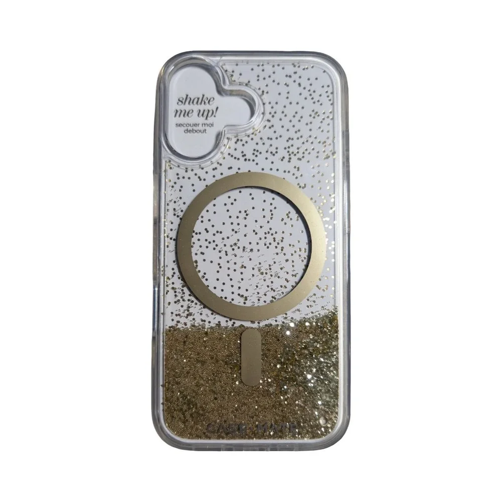 E2-O Case-Mate Magsafe Case‎ for Apple iPhone 17 - Liquid Glitter Gold